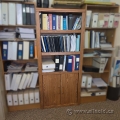 Vintage Style Bookcase w/ Cupboards